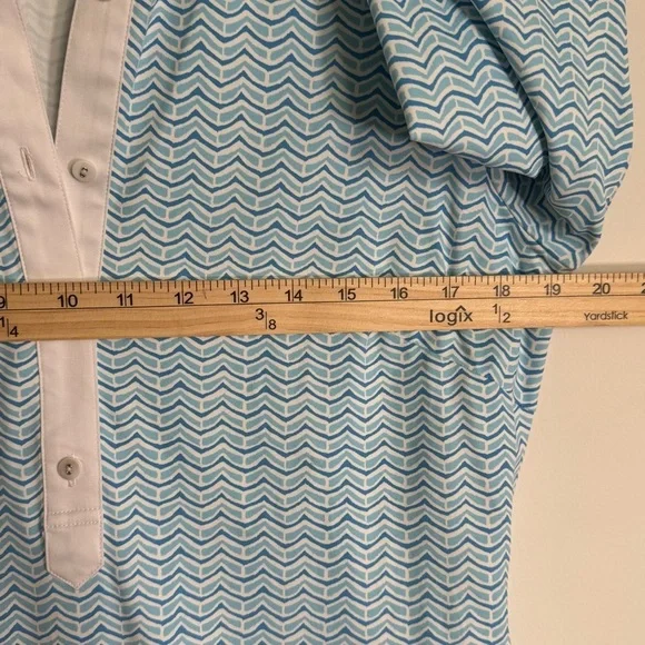 J. McLaughlin Elsie White and Blue Dress - Picture 10 of 12